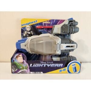 Imaginext Disney Lightyear Hyperspeed Explorer XL-01 Spaceship & Buzz Figure